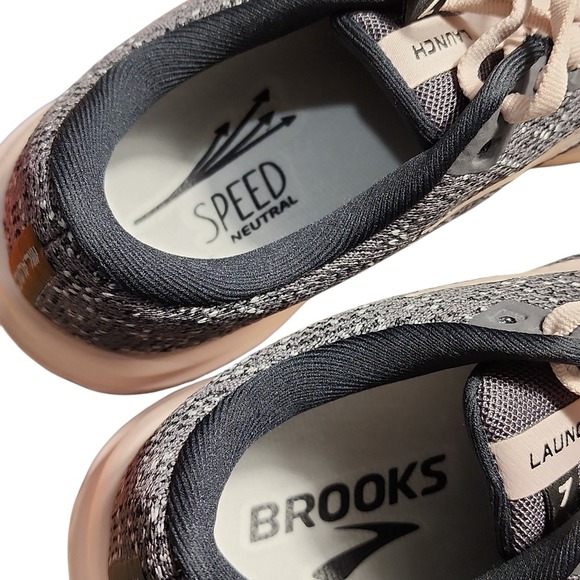 NEW Brooks Launch 7 Speckled Gray Running Shoes Women's Sz 6.5 Sneakers NWB - Picture 6 of 10